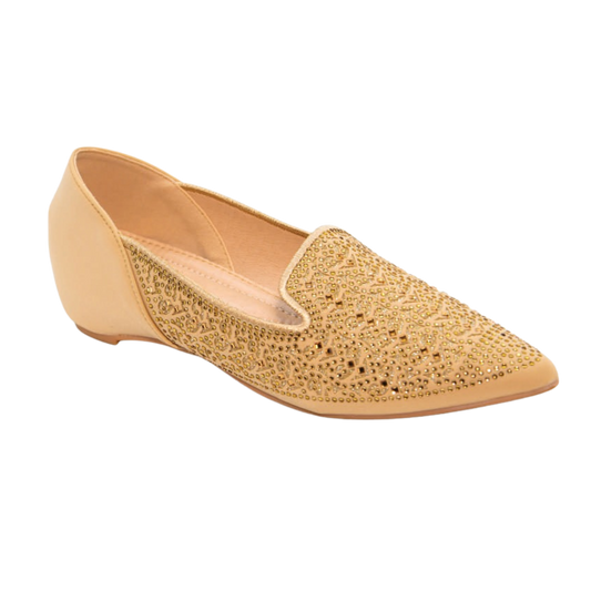 Women's Embellished PointedToe Ballerinas